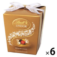 【ワゴンセール】Lindt（リンツ） リンドール アソートBOX 6個入り 6個 六甲バター 輸入チョコレート バレンタイン ギフト