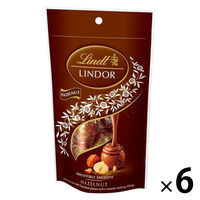 【ワゴンセール】Lindt（リンツ） リンドール ヘーゼルナッツパック 5個入り 6袋 六甲バター 輸入チョコレート バレンタイン