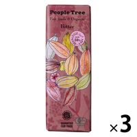 PeopleTree(ピープルツリー) オーガニックビター 1セット（1個×3）  チョコレート 輸入チョコレート