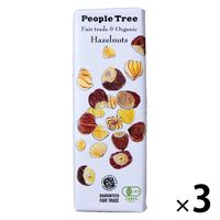 PeopleTree(ピープルツリー) オーガニックヘーゼルナッツ 1セット（1個×3）  チョコレート 輸入チョコレート