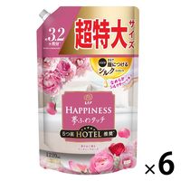 レノアハピネス 夢ふわタッチ 華やかに香るアンティークローズ 詰め替え 超特大 1220mL 1箱（6個入） 柔軟剤 P＆G【1400ｍL→1220ｍL】