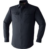 Asahicho（旭蝶繊維） E8604 長袖シャツ チャコール 4L 1枚（直送品）