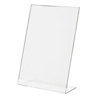 【アスクル・LOHACO限定】無印良品 縦でも横でも使えるアクリルスタンドフレーム・A5 幅15.3×奥行8.4×高さ21.1cm 良品計画（わけあり品）