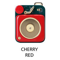 MUZEN ミューゼン ブルートゥース スピーカー BUTTON ボタン Cherry red チェリーレッド（直送品）