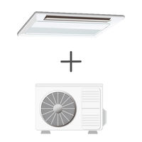 【清掃サービス】エアコンクリーニング　天井埋め込み型1方向＋室外機クリーニング　1台（直送品）