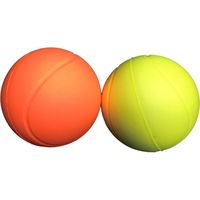 マルシン産業 トレーニングソフトボール カラー オレンジ＆イエロー NSF-632 1セット（直送品）