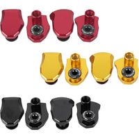 RIDEA Chain Ring Bolt Cover ブラック TQSH-M9 1セット（直送品）