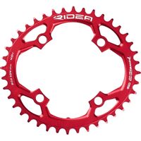 RIDEA Powering L W2T 4arms 40T(BCD:104mm)レッド 40W2-LM4S1 1個（直送品）