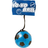 マルシン産業 ヨーヨーボール ブルー(サッカー) NSF-888 1個（直送品）