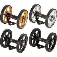 RIDEA Duo Large Rear Mudguard Roller(Brompton) ブラック RMR4 1個（直送品）