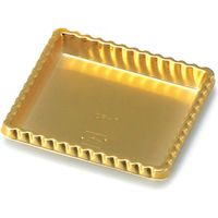 シモジマ ゴールドケーキプレート　CP-7 004260132 1セット(100枚入×20袋 合計2000枚)（直送品）
