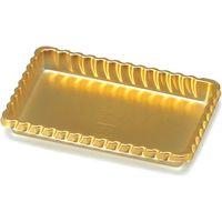 シモジマ ゴールドケーキプレート　CP-9 004260134 1セット(100枚入×20袋 合計2000枚)（直送品）