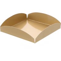 天満紙器 製菓資材 ケーキプレート 正方形 CPー101 ゴールド 004299700 1セット(100枚入×20袋 合計2000枚)（直送品）