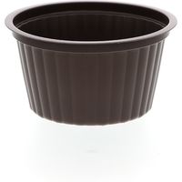 シモジマ 食品容器 BakeQ ベイクック 本体 茶