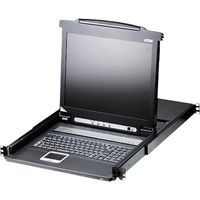 ATEN KVMドロワー 8ポート/17インチLCD一体型/ショートレール CL1008MJJS 1台 115-2121（直送品）