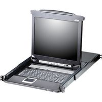 ATEN KVMドロワー 8ポート/17インチLCD一体型/マルチインターフェース/ショートレール CL5708MJJS 115-2131（直送品）