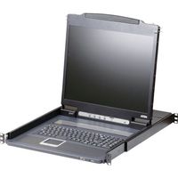 ATEN コンソールドロワー 19インチLCD/ロングレール/LEDバックライト省エネ軽量モデル CL3000NJJL 115-2128（直送品）