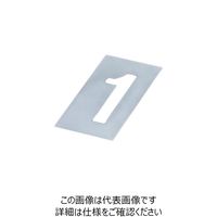 岩田製作所 IWATA 文字テンプレート 1 TP-1 1枚 221-7583（直送品）