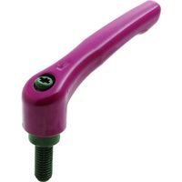 イマオコーポレーション kipp クランプレバー 左ネジ FKR10X25L-RE 1個 212-2179（直送品）