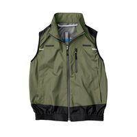 エヌ・エス・ピー 空調服(R)遮熱ベスト(フルハーネス対応) カーキグリーン 4L KU92120/KHAKIGREEN/4L 1着（直送品）
