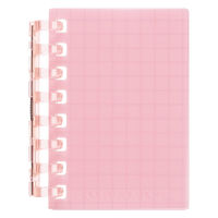 リヒトラブ オープンリングノート ミニ ノート 方眼罫 40枚収容 ピンク N2719-12 1冊（直送品）