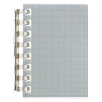 リヒトラブ オープンリングノート ミニ ノート 方眼罫 40枚収容 ブラック N2719-24 1冊（直送品）