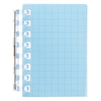リヒトラブ オープンリングノート ミニ ノート 方眼罫 40枚収容 ライトブルー N2719-14 1冊（直送品）