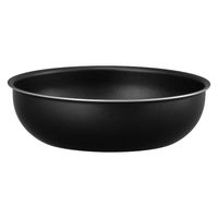 アイリスオーヤマ ダイヤモンドコートパン 炒め鍋 26cm ＩＨ・ガス火対応 ブラックメタリック 1個（直送品）