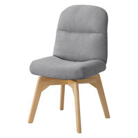 アイリスオーヤマ 折りたたみ回転チェア ライトグレー 1脚（直送品）