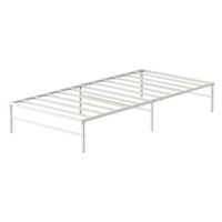 アイリスオーヤマ スチールベッド シングル 幅970×奥行1950×高さ299mm ホワイト 1台（直送品）