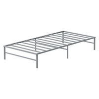 アイリスオーヤマ スチールベッド シングル 幅970×奥行1950×高さ299mm グレー 1台（直送品）