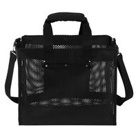 アイリスオーヤマ メッシュツールバッグ ボックスタイプ TLB-B38 ブラック 1個（直送品）