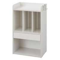 アイリスオーヤマ ランドセルラック 幅452×奥行287×高さ763mm ホワイト 1台（直送品）