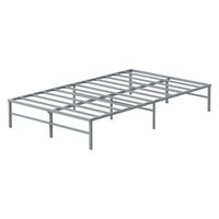 アイリスオーヤマ スチールベッド セミダブル 幅1200×奥行1950×高さ299mm グレー 1台（直送品）