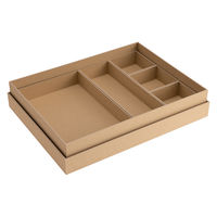 ナカバヤシ 紙製収納リトレイA4 クラフト RTY-A4KR 1個