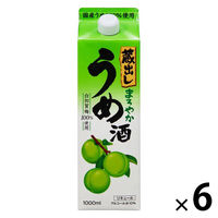 【アウトレット】東亜酒造 蔵出し まろやかうめ酒 1000ml 1セット（6本）