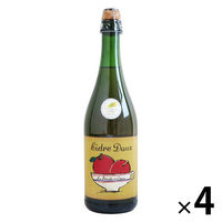 【カルディコーヒーファーム】ラ・ブーシュ・オン・クール シードル・ドゥー（微発泡）750ml 1セット4本　スパークリングワイン