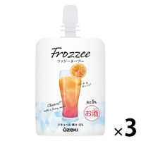 大関　Frozzee（フロージー） ファジーネーブル 　1セット（1本×3） 日本酒ベースのフローズンカクテル