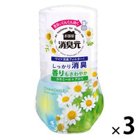 お部屋の消臭元 カモミール＆アロマ 消臭剤 400ml 1セット（1個×3） 小林製薬