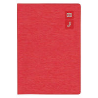 ダイゴー 大きく書ける住所録 B6 レッド H8078 1冊（直送品）