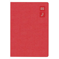 ダイゴー 大きく書ける住所録 A5 レッド H8080 1冊（直送品）