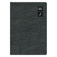 ダイゴー 大きく書ける住所録 B6 ブラック H8077 1冊（直送品）