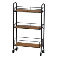 Habiter(アビテ) スレン・スリムカート ZU-601-BK 1個（直送品）