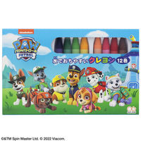 サンスター文具 水でおちやすいクレヨン 12色 パウ・パトロール 1822278A 1セット(1個×6)（直送品）