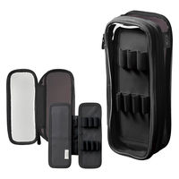 リヒトラブ XCOA リバーシブルクリヤーペンケース ライト 筆箱 高級筆記 スモークブラック A3810-24 1個（直送品）