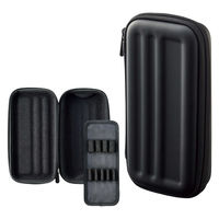 リヒトラブ XCOA ハードシェルペンケース ライト 筆箱 高級筆記 耐久 ジェットブラック A3812-24 1個（直送品）