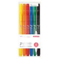 トンボ鉛筆 水性サインペンTP 6Cパック GCB-611 1個（直送品）