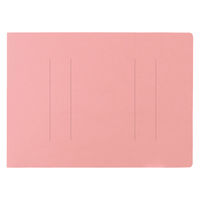 日本ノート フラットファイル A4E ピンク HL154N 1セット(1冊×10)（直送品）