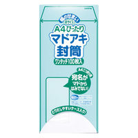 オキナ A4ぴったりマドアキ封筒ホワイト WT30WH 1包（直送品）