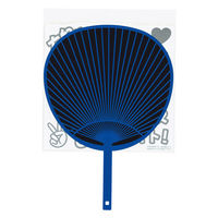 新日本カレンダー 新日本 ジャンボうちわキット(紺) 7067 1セット(1本×3)（直送品）